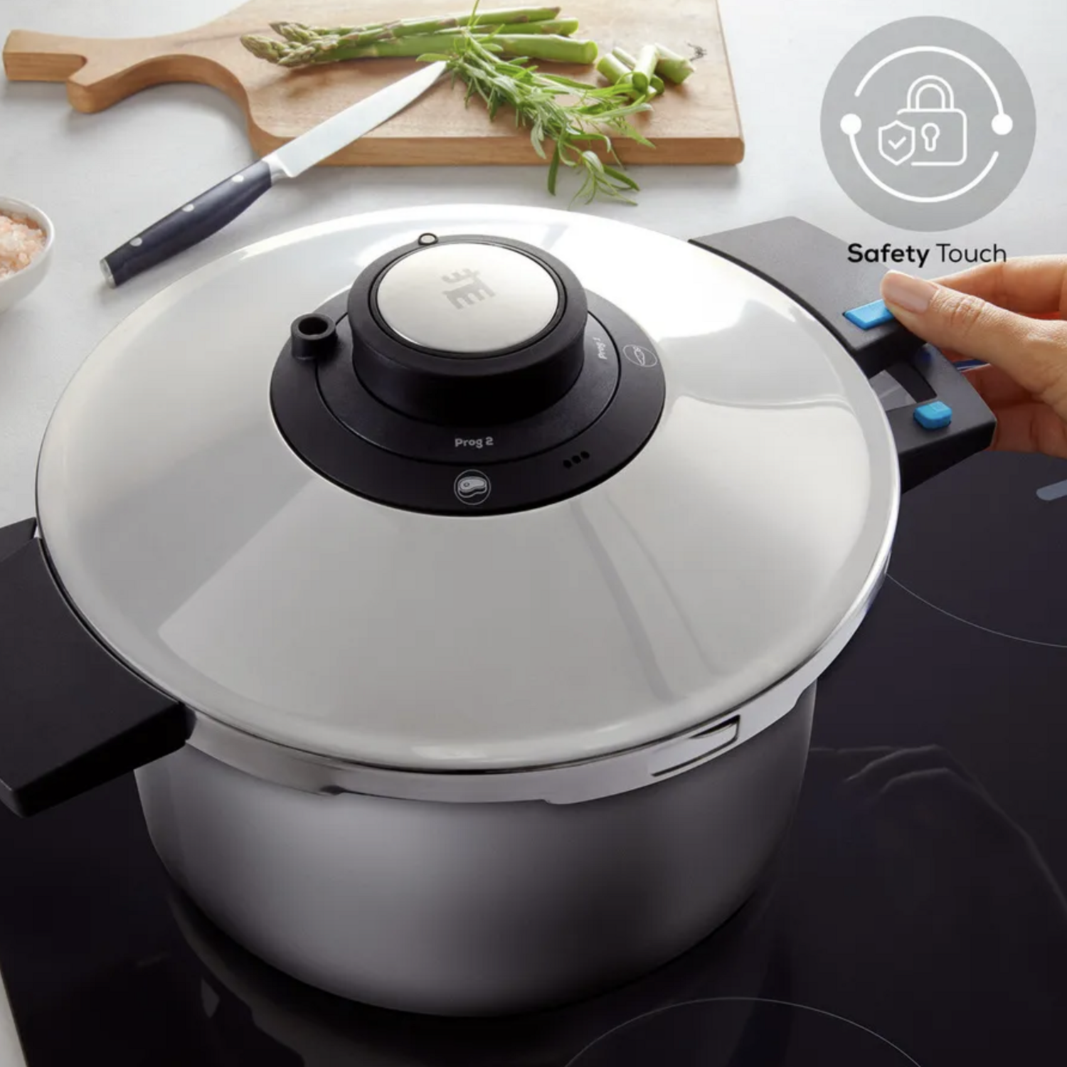 Karaca Snelkookpot Set 4+6 Lt Karaca Snelkookpot Set 4+6 Lt