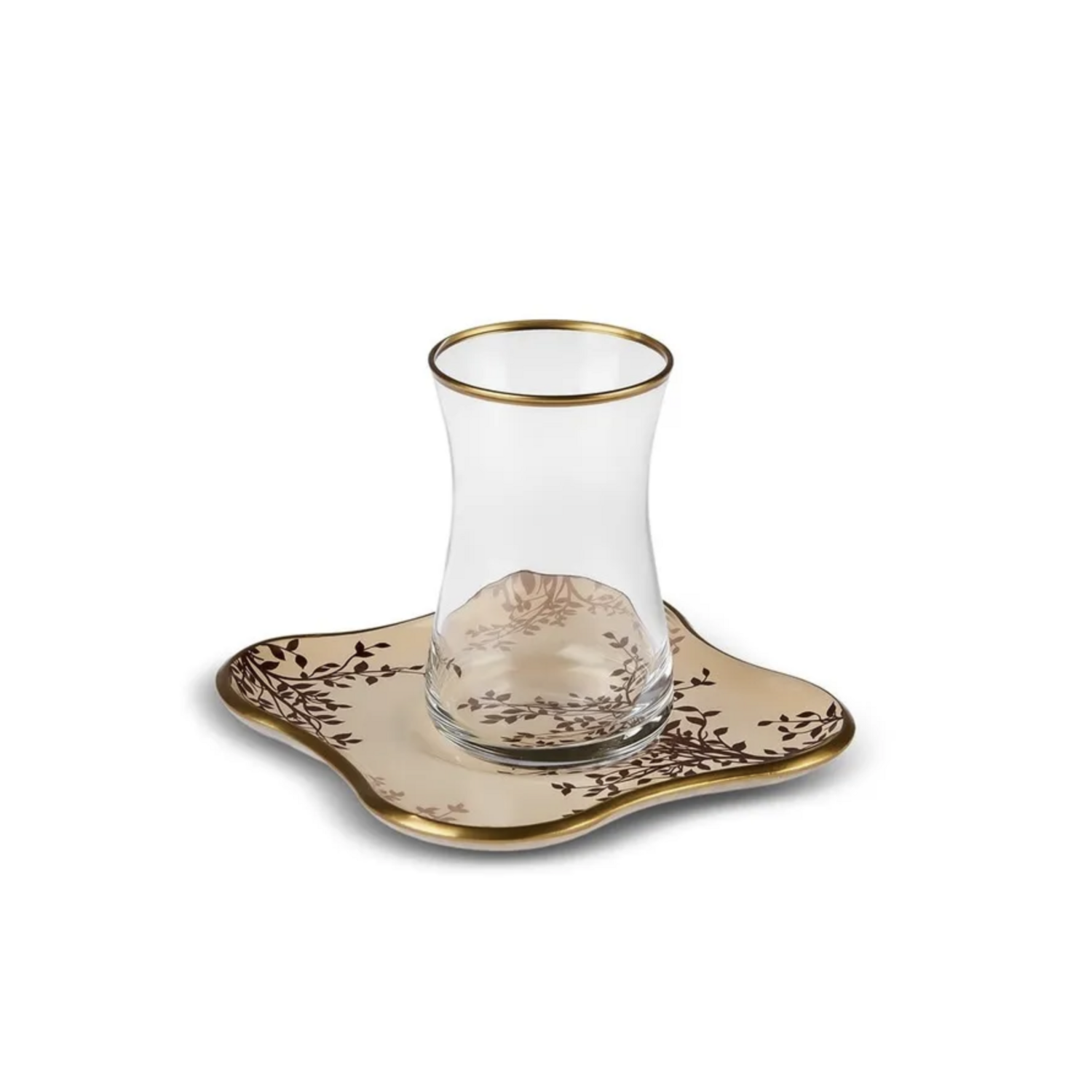 Karaca leaf Thee Set voor 6 Personen, 12 Stuks