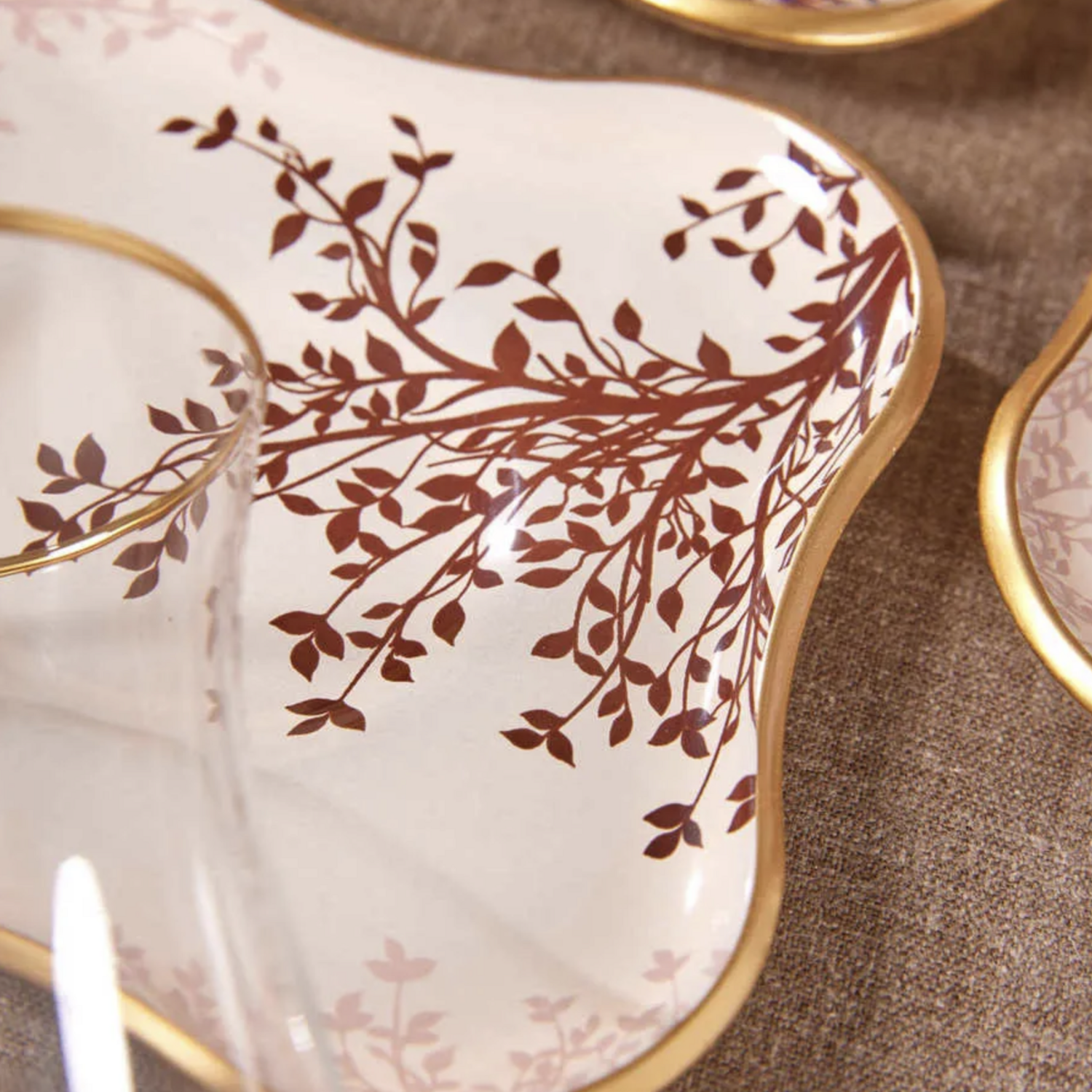 Karaca leaf Thee Set voor 6 Personen, 12 Stuks