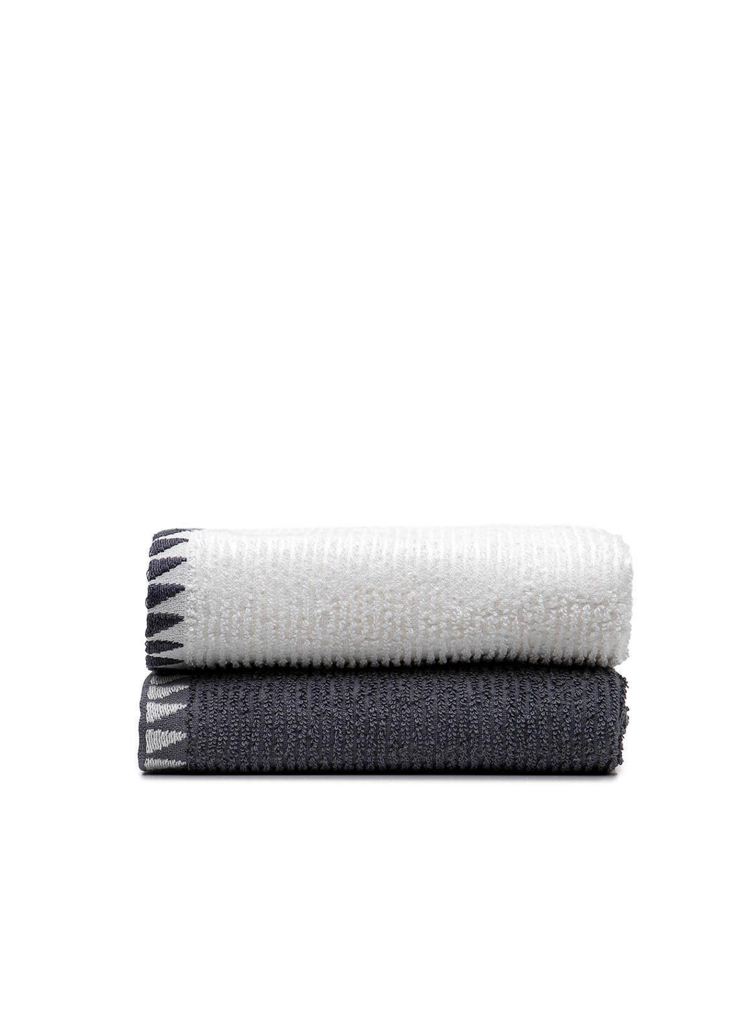 Green Black Vera 2-Piece Kitchen Towel 100% Cotton Cream-Blue 50X70 Cm