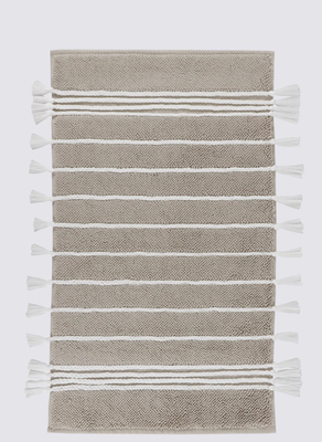 Ecocotton Karnella Bath Mat 100% Cotton Beige 50x80 Cm