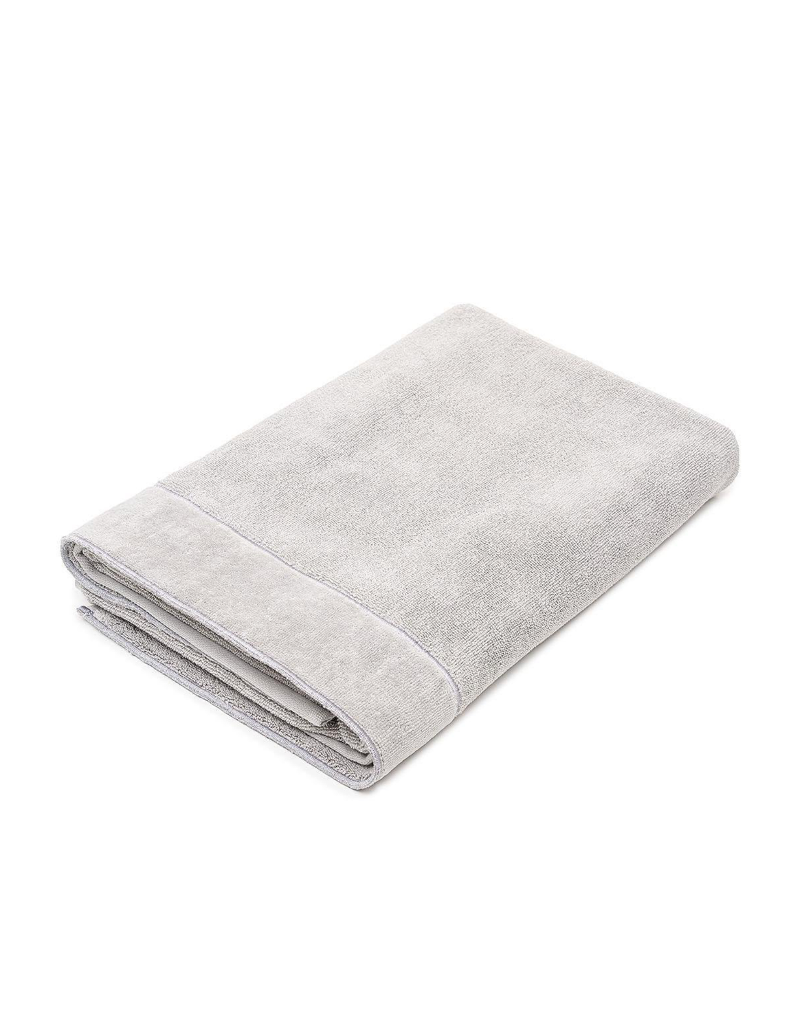Ecocotton Arven Men&#39;s 2-Piece Towel Set 100% Organic Cotton Bordered Gray 50x90 + 80x150 Cm Gray 2-Piece Set