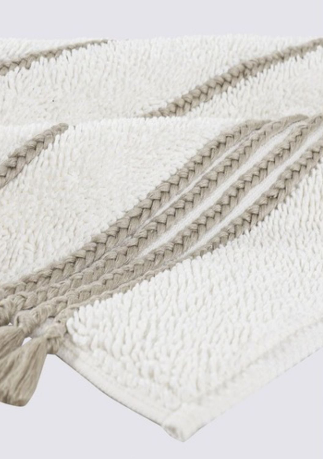 Ecocotton Karnella Badmat 100% Katoen Crème 60x100 Cm