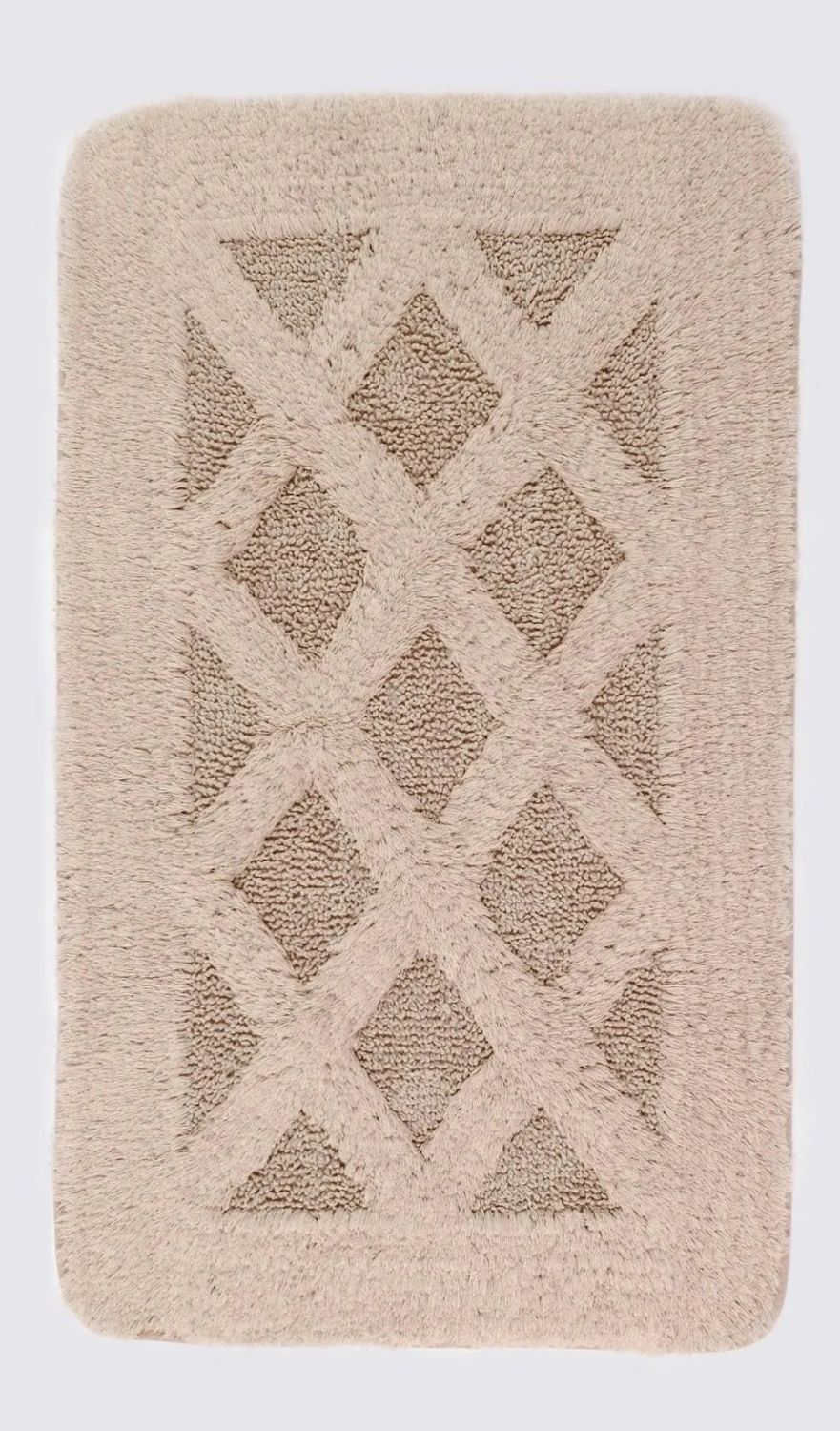 Ecocotton Nova Badmat 100% Katoen Beige 70x120cm