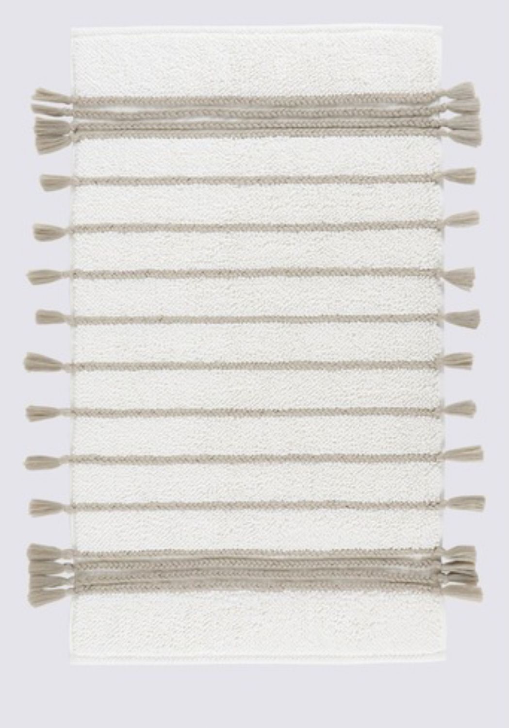Ecocotton Karnella Badmat 100% Katoen Crème 60x100 Cm