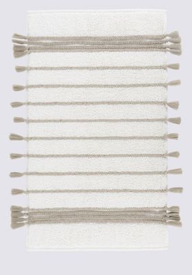 Ecocotton Karnella Badmat 100% Katoen Crème 60x100 Cm
