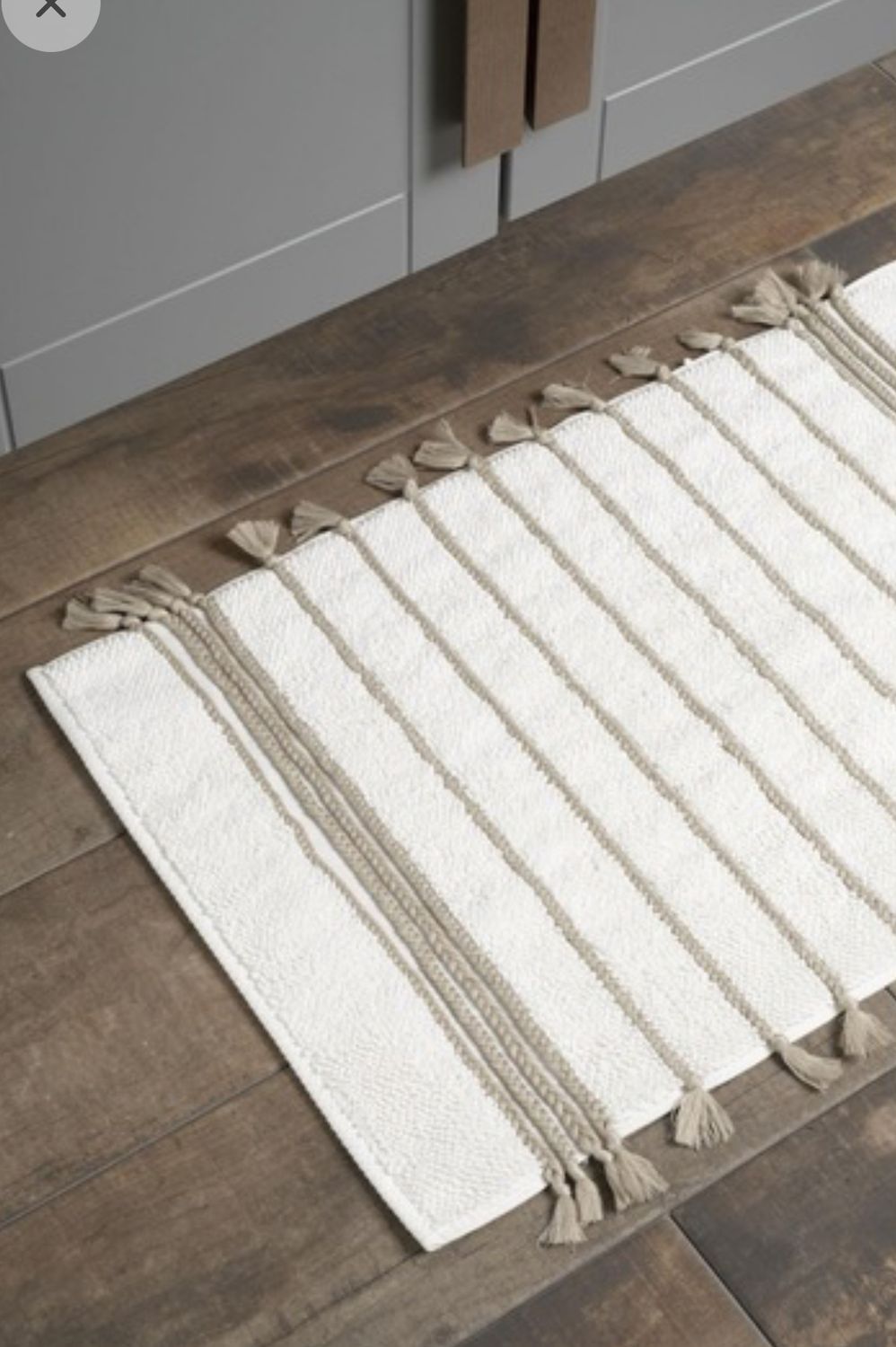 Ecocotton Karnella Badmat 100% Katoen Crème 60x100 Cm