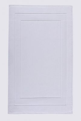 Green black Elena Badmat 100% Gekamd Katoen Wit 50x80cm