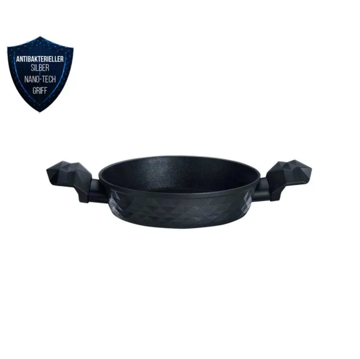 Karaca Bio Diamond Induction Based 20 cm 1.2 Lt Egg Pan with Antibacterial Handles