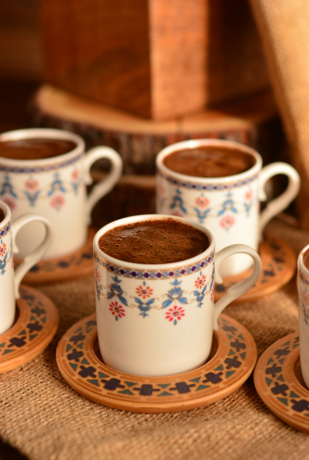 Bambum Dibek Coffee Cup Set for 6 Persons