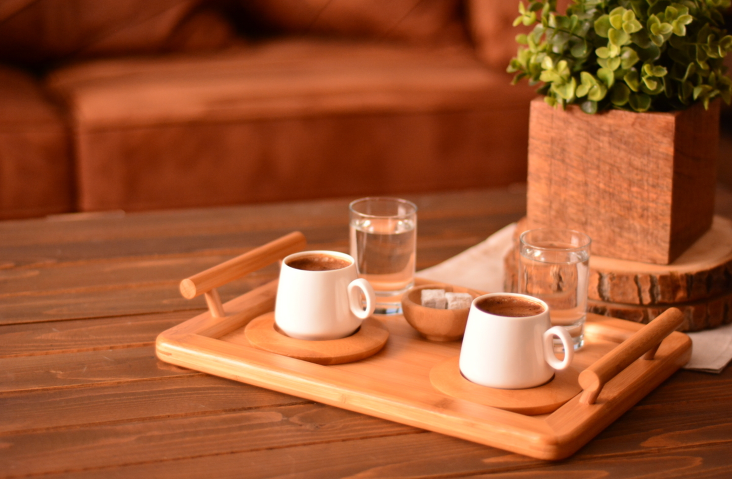 Bambum Ottoman 2 persoons koffieset