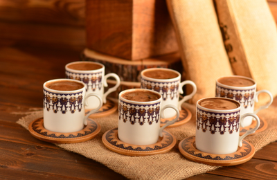 Bambum Menengiç Coffee Cup Set for 6 Persons
