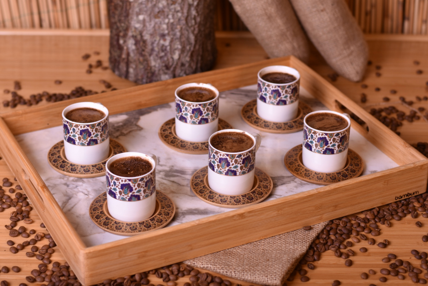Bambum Lovisa Coffee Cup Set for 6 People