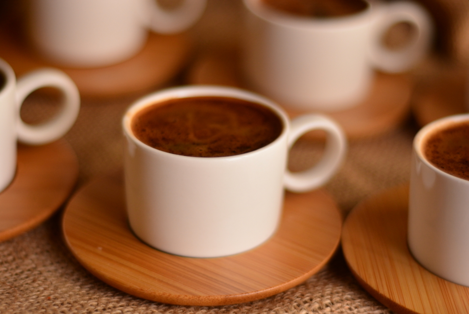 Bambum Cristo Coffee Cup Set for 6 Persons