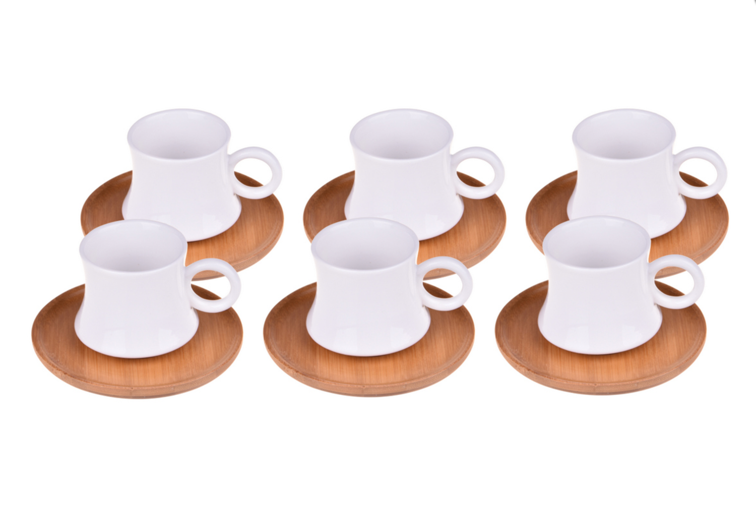 Bambum Largi Coffee Cup Set for 6 People