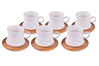 Bambum Largi Tea Cup Set for 6 Persons