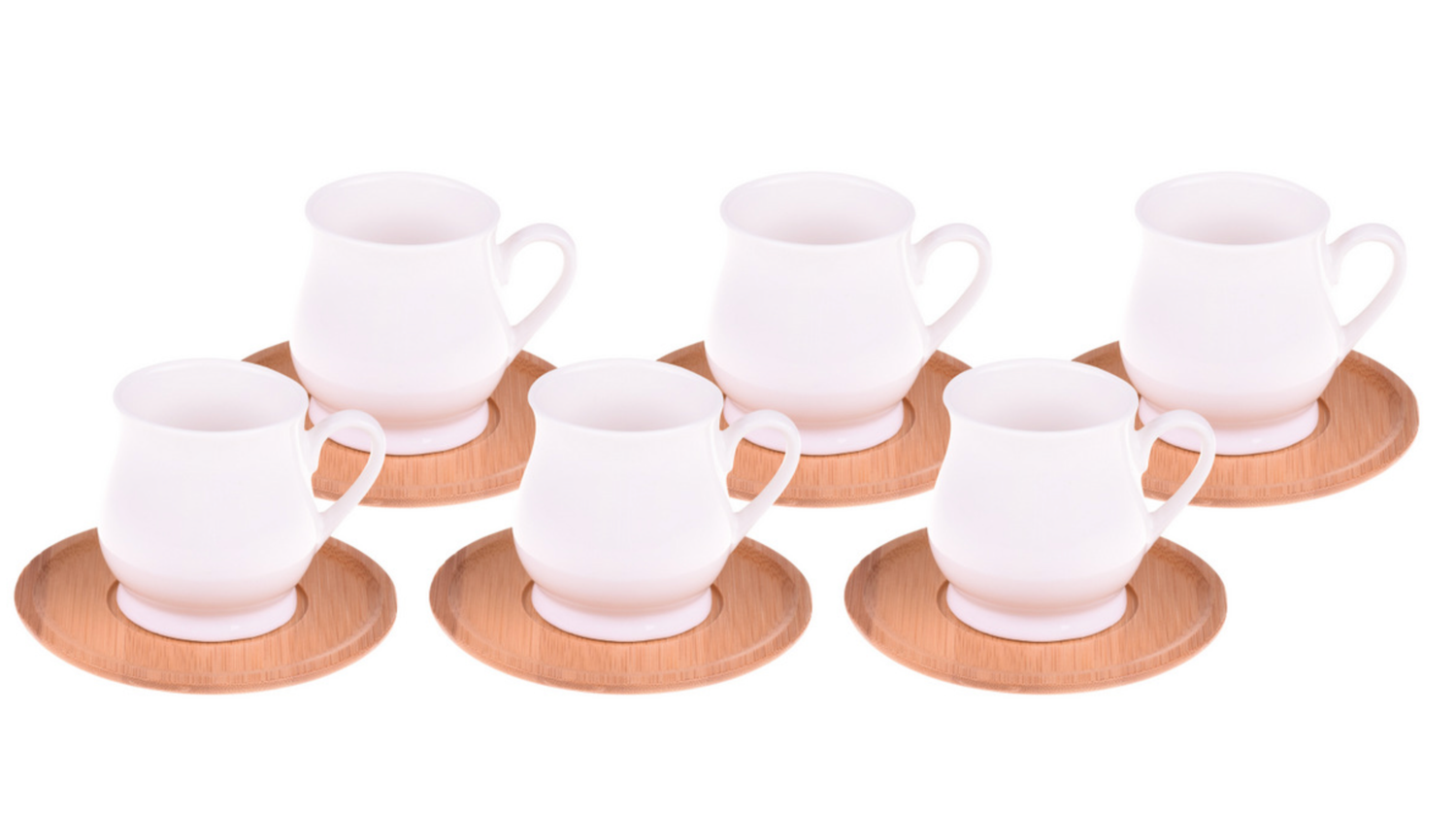 Bambum Tulli Coffee Cup Set for 6 Persons