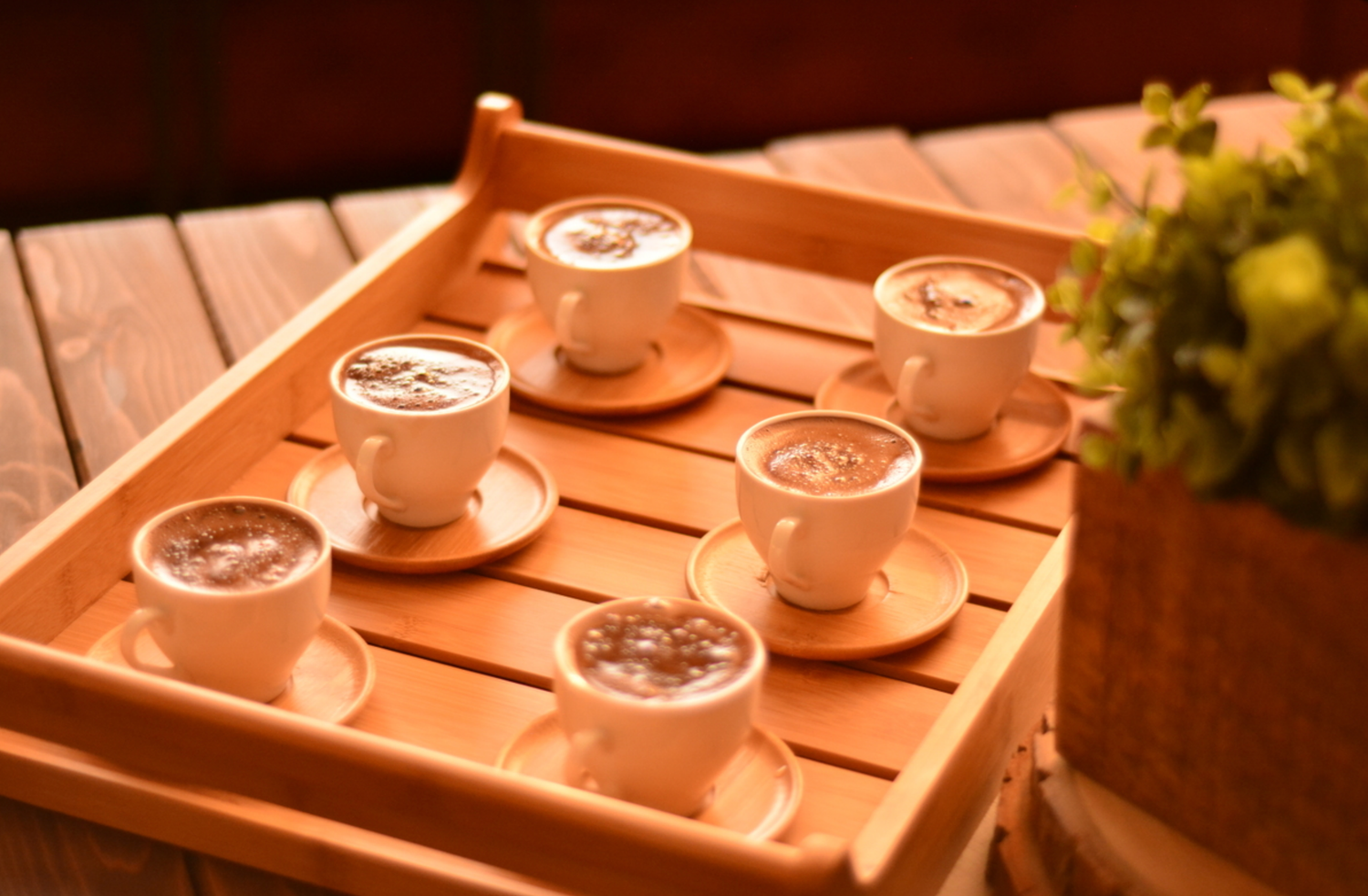 Bambum Fhuye 6 Persoons Koffiekopjes Set