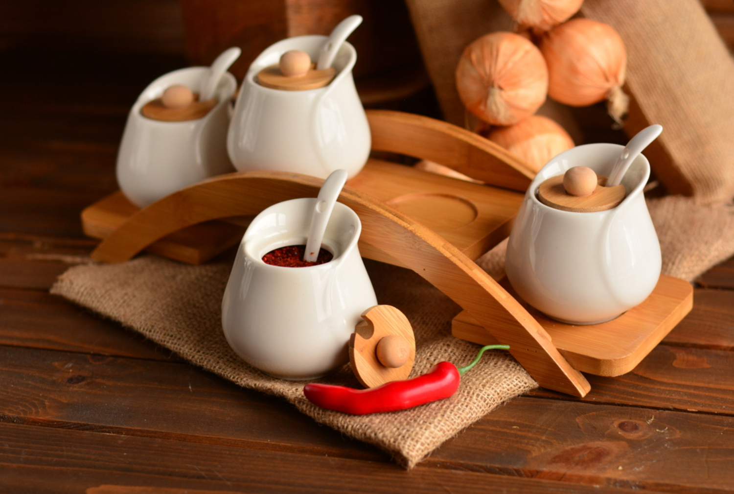 Bambum Besta 4-Piece Spice Set