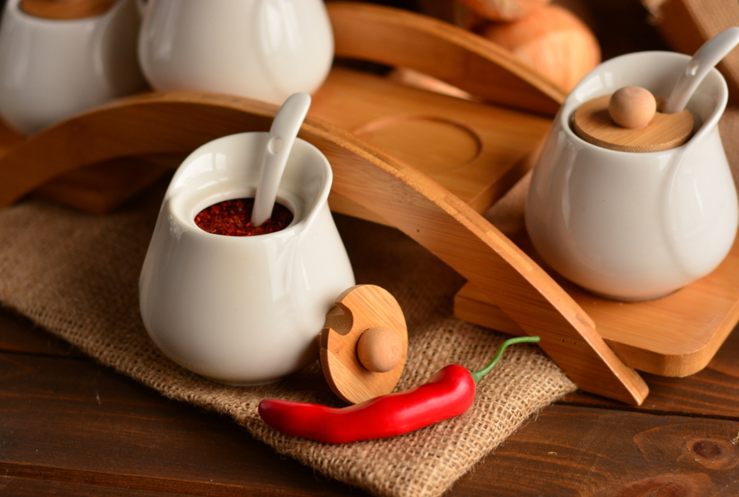 Bambum Besta 4-Piece Spice Set