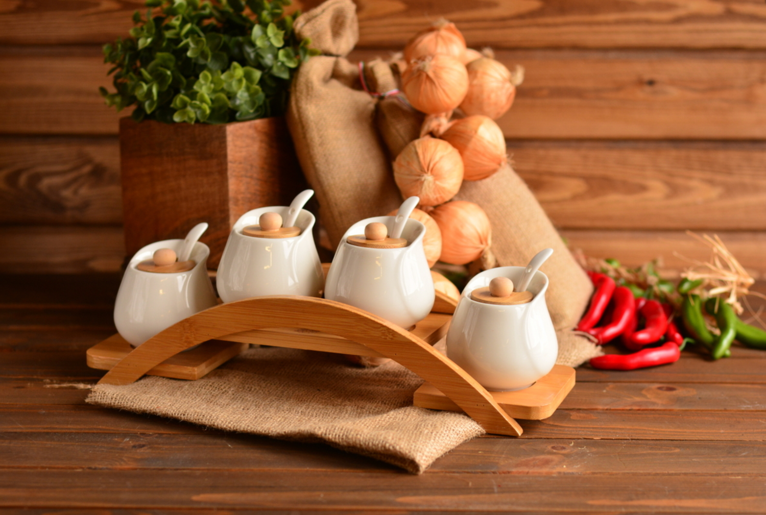 Bambum Besta 4-Piece Spice Set