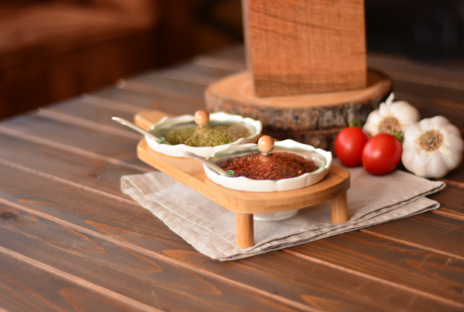 Bambum Polito 2-Piece Spice Set