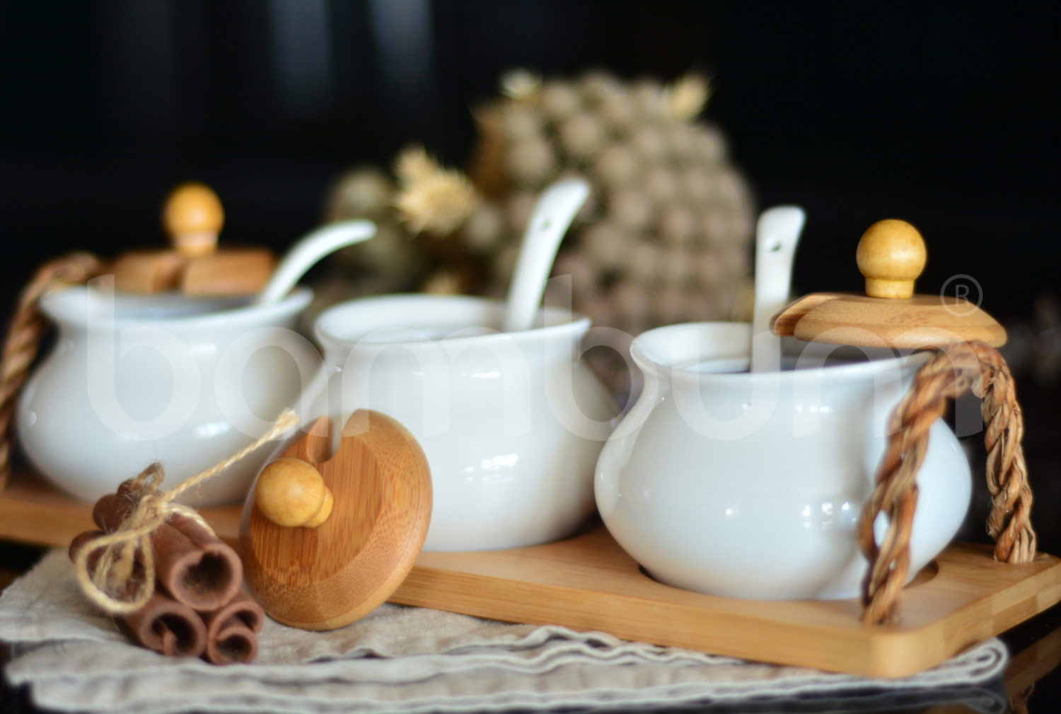 Bambum Desta 3-Piece Spice Set