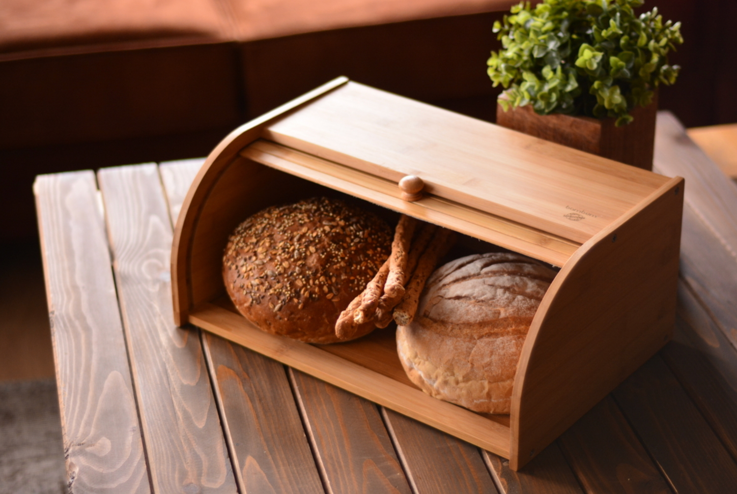 Bambum Vitalis Bread Storage Container Large
