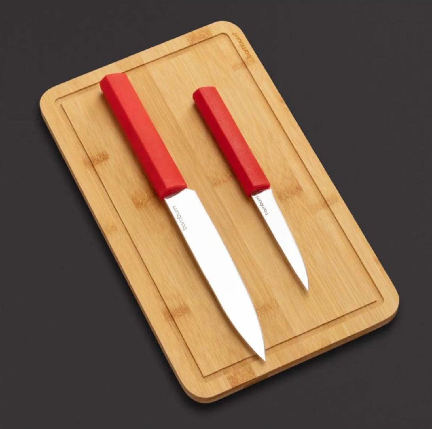Bambum Mastercut - 3 Pcs. Knife Set With Cutting Board