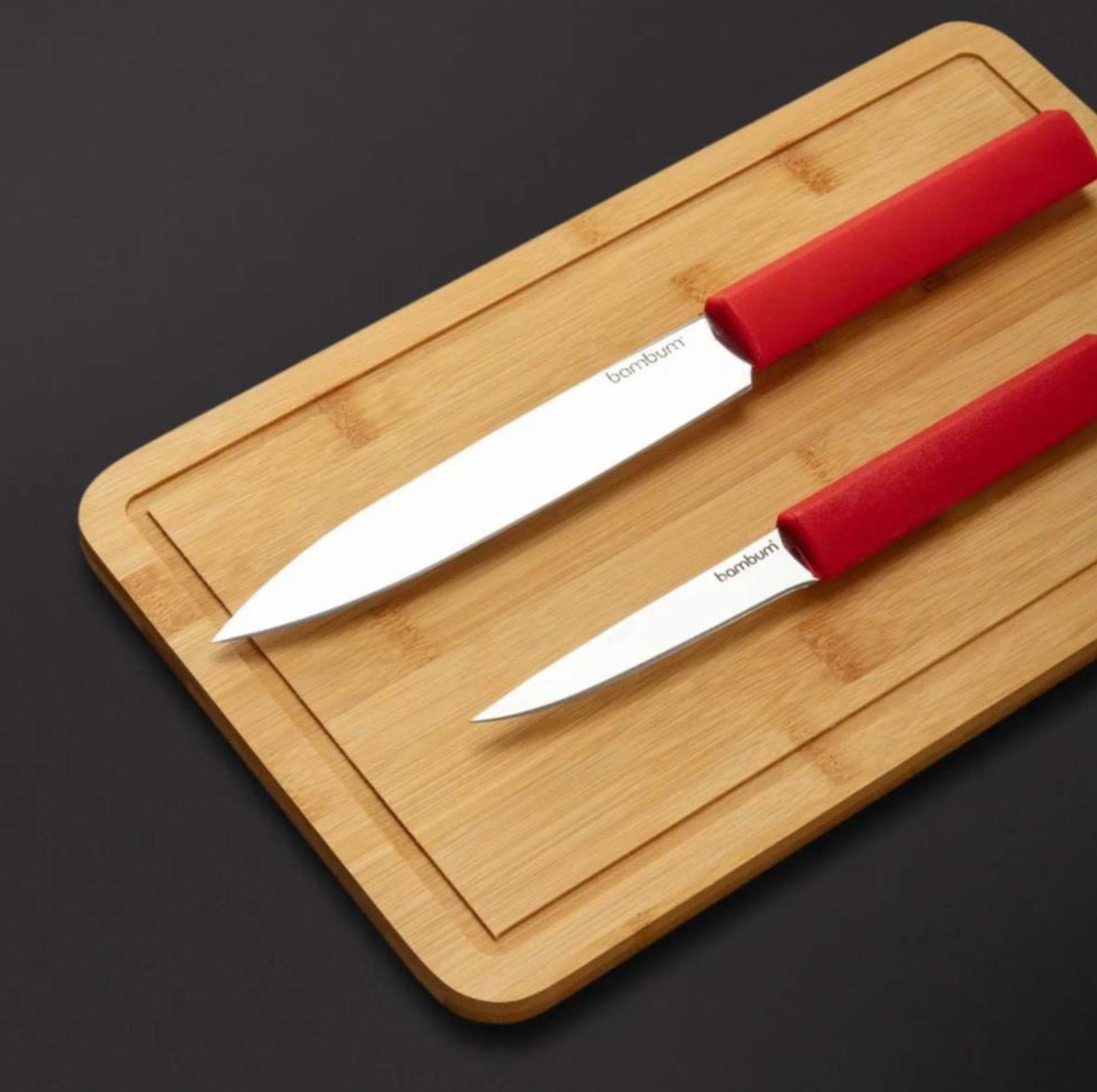 Bambum Mastercut - 3 Pcs. Knife Set With Cutting Board