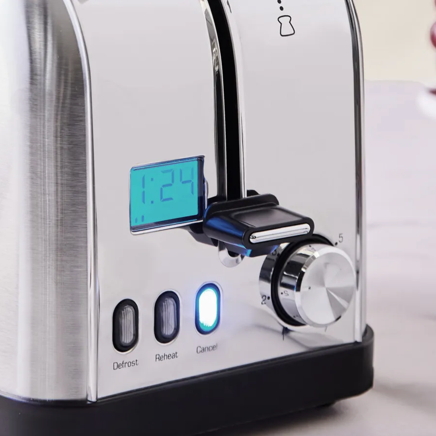 Karaca Inox Bread Toaster with Led Time Display