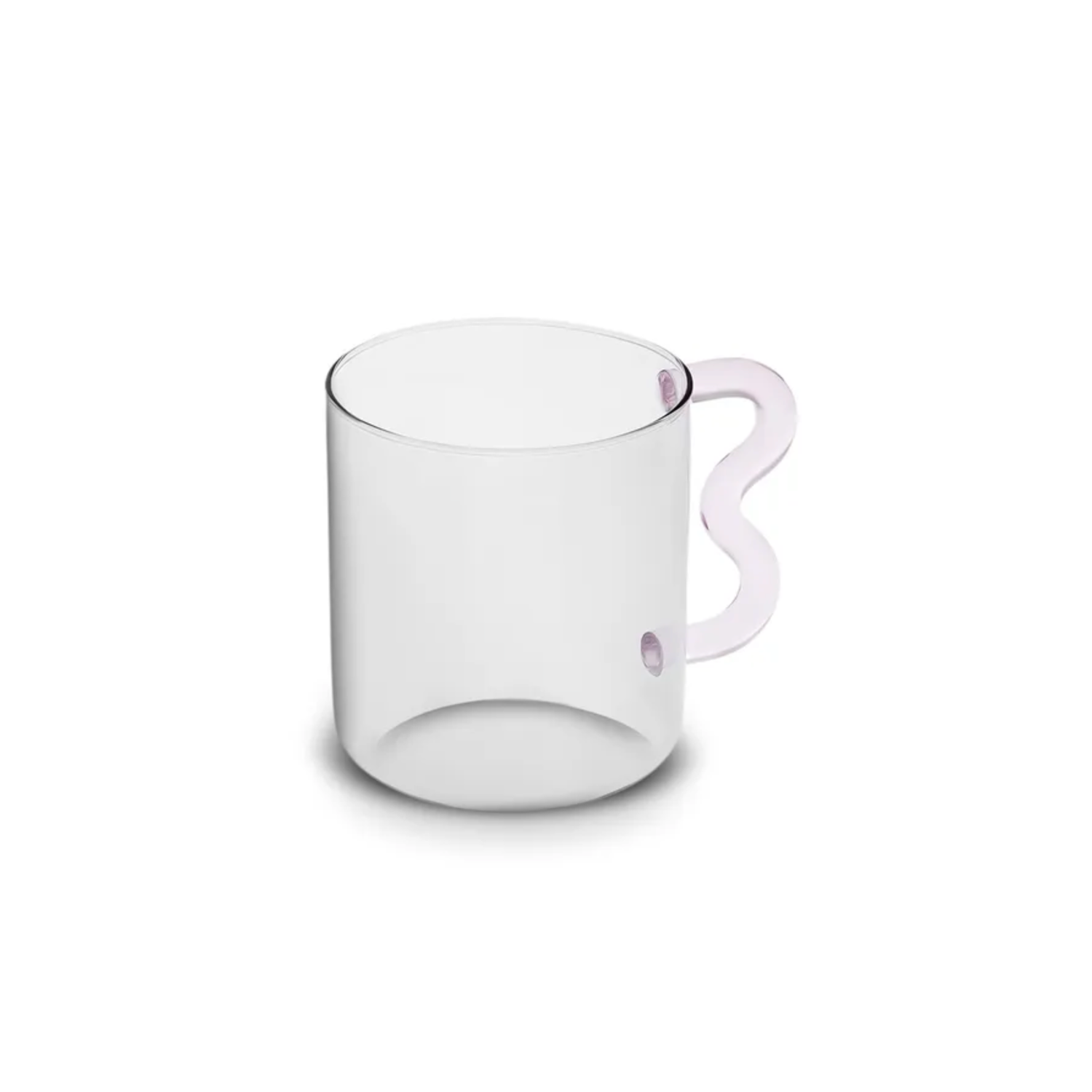 Karaca Miracle Mug, Pink Zigzag Handle