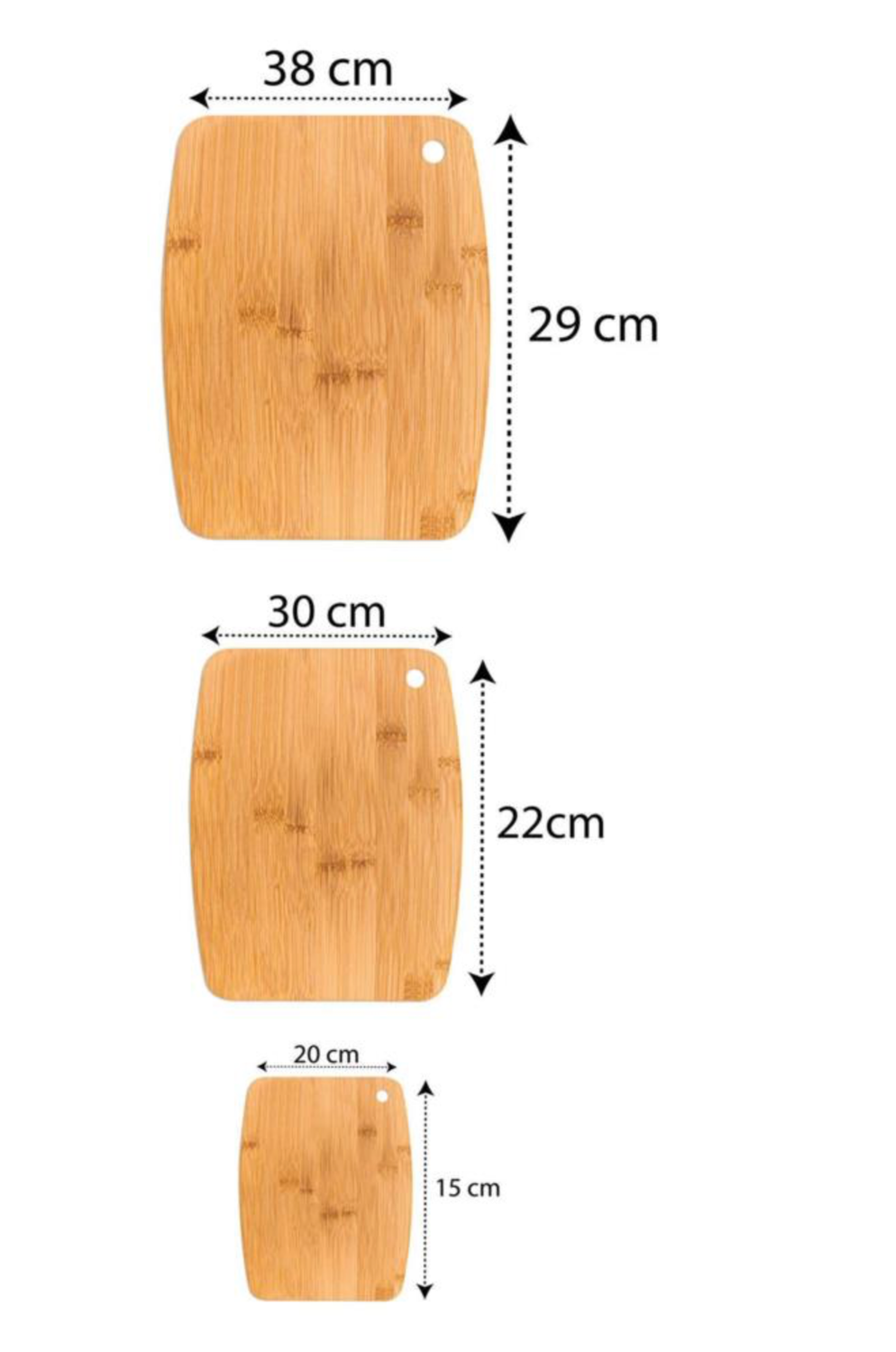 Bambum Tedi - 3-piece cutting board