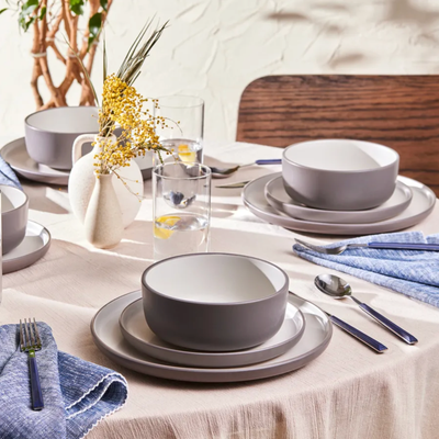 Karaca Riley 6 Person Dinnerware Set, 18 Piece
