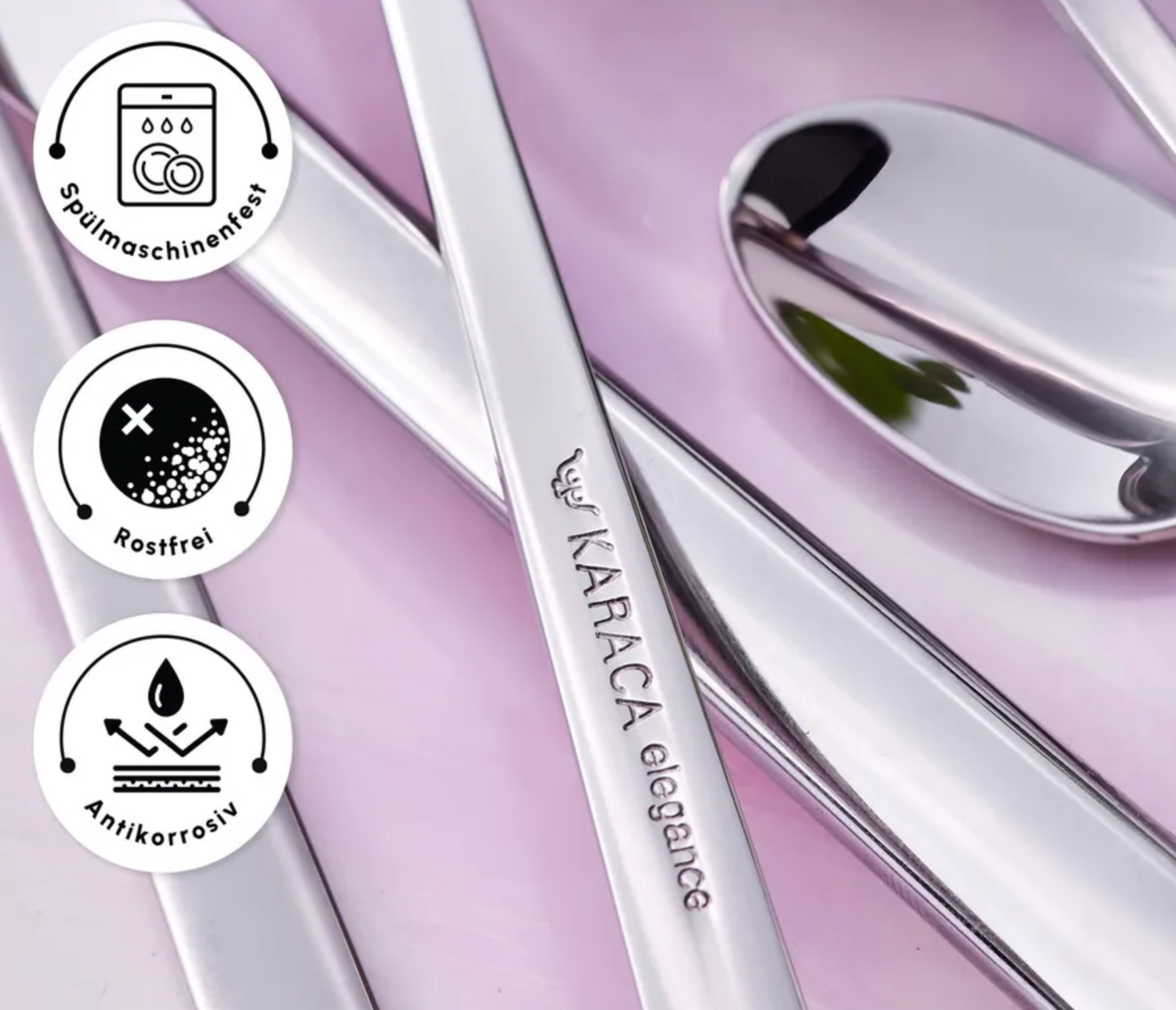 Karaca Tivoli 60-delig bestek voor 12 personen Karaca Tivoli 60-delig bestek voor 12 personen