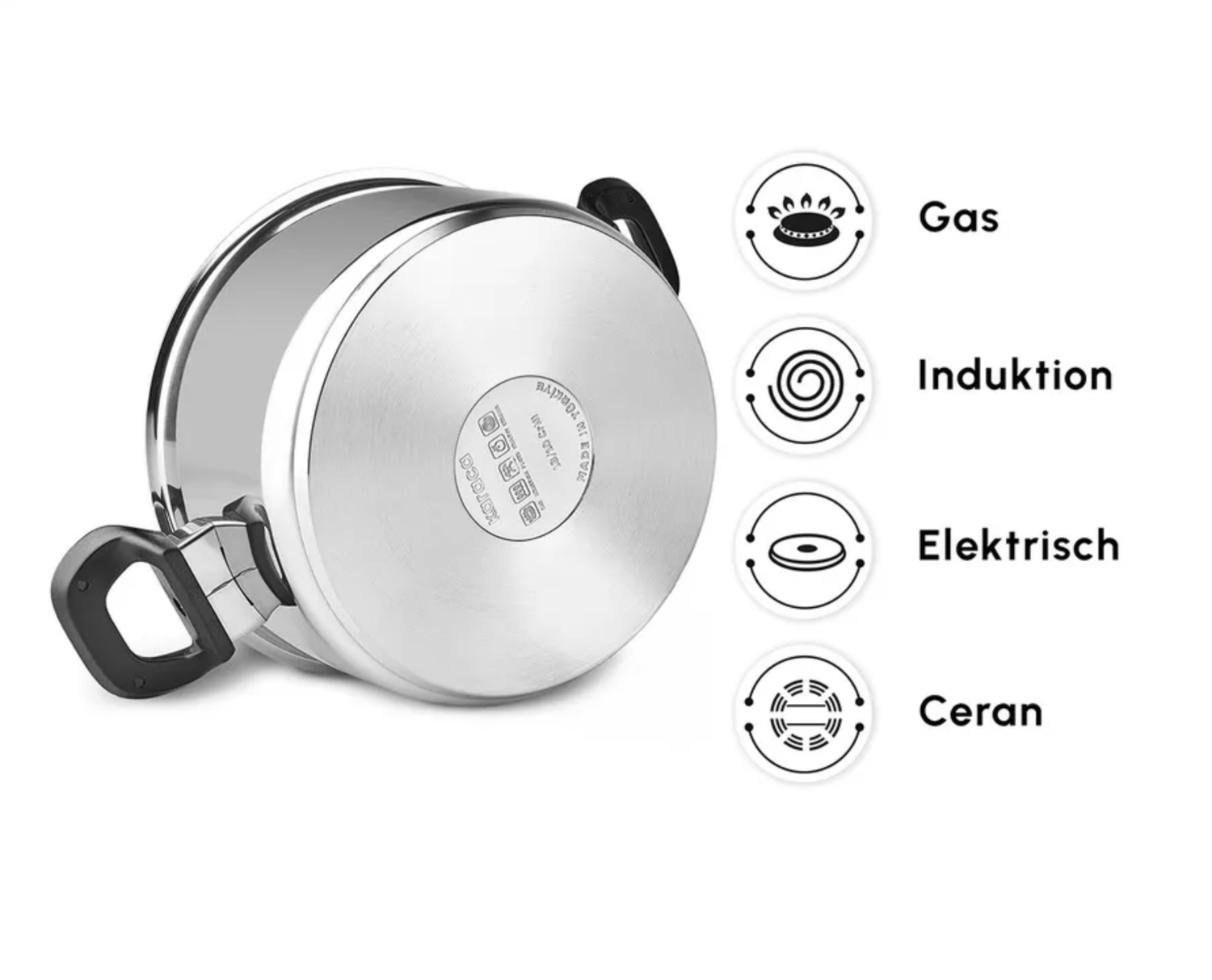 Karaca Gastro Induction Cookware Set, 8 Piece