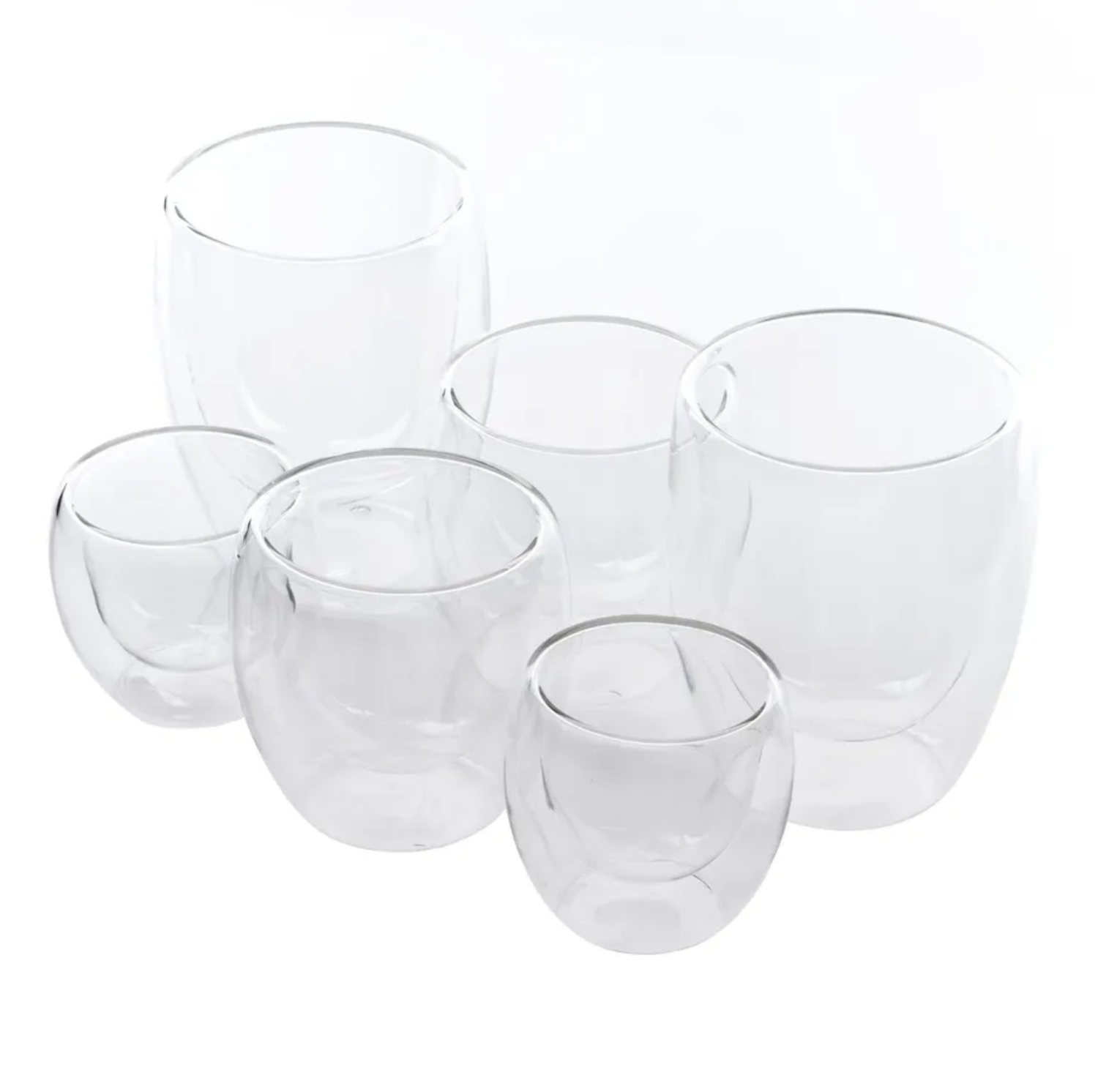 Karaca Double Wall Borosilicate Glass Cup Set Of 6