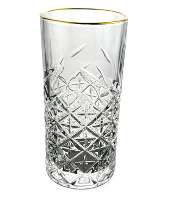 G-horse Drink Glasses Golden 280 ml 6 pieces