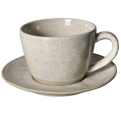 Bricard Porcelain Albi coffee set | Light gray 12-Piece