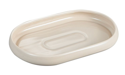 Bricard Bondy Oval Salad Plate 20.8X13.3X2.3 CM Beige 1 Piece