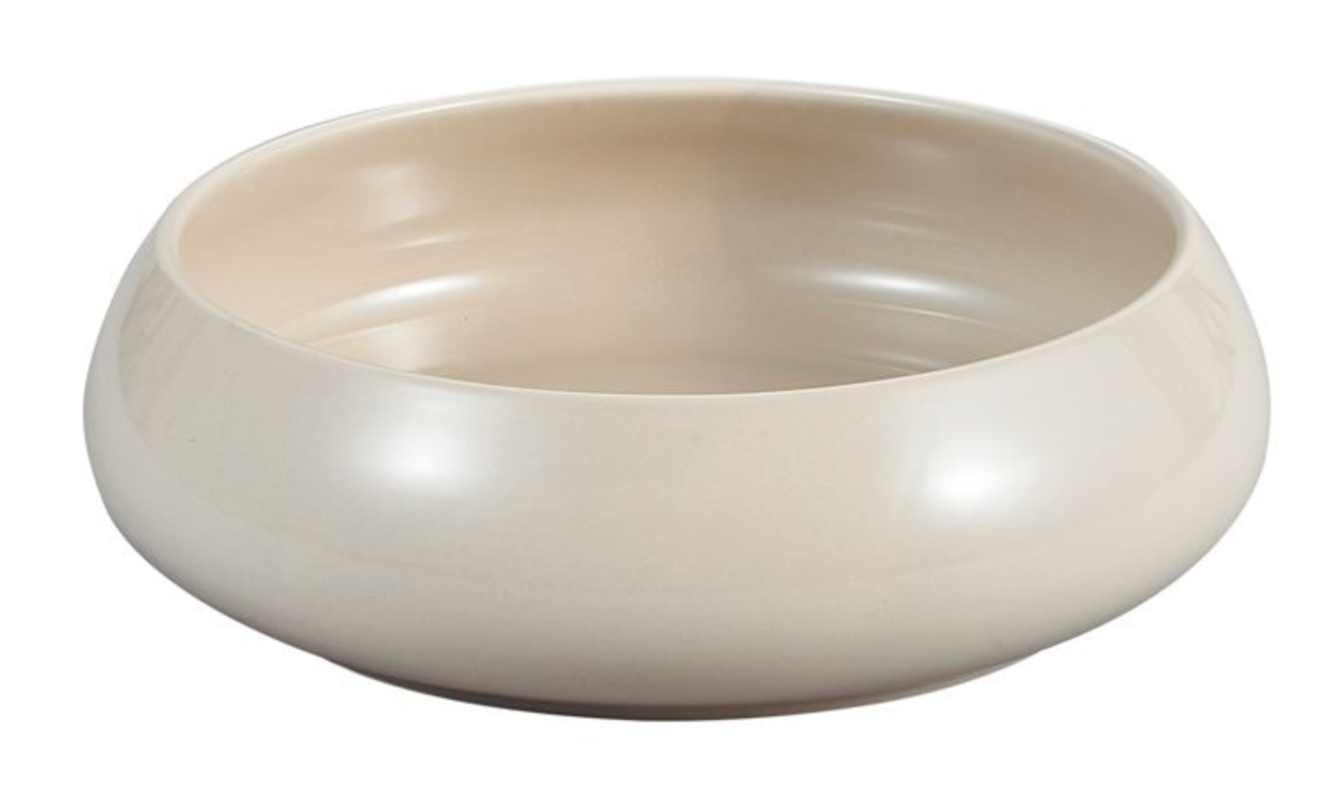 Bricard Bondy salad bowl large Ø 23,8×7,0 cm - beige