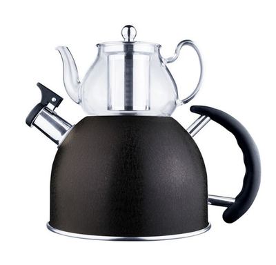 Ferevo Gaya teapot set 0.8/2.5 L BLACK
