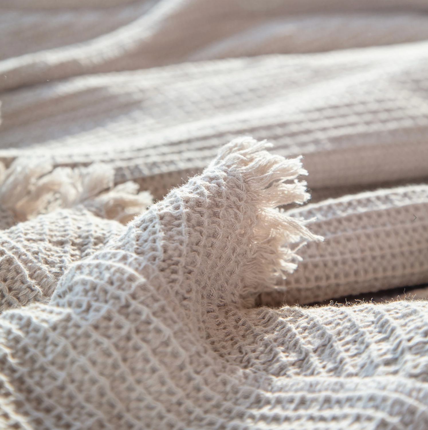 Ecocotton Dina Two-person Bedspread Set 100% Organic Cotton Beige 240X260cm
