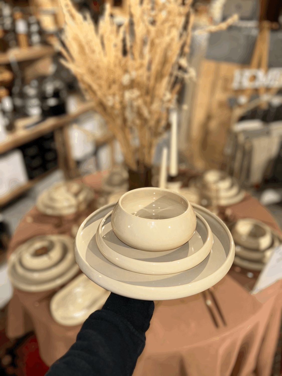 Bricard Bondy 18-piece dinnerware set for 6 people | no.2 | beige