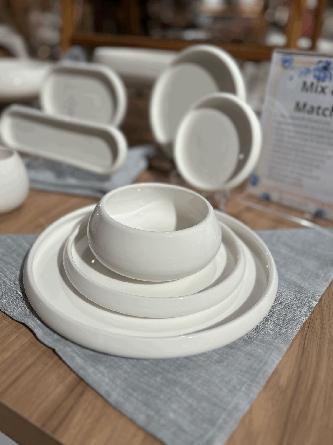 Bricard Bondy 18-piece dinnerware set for 6 people | no.2 | White