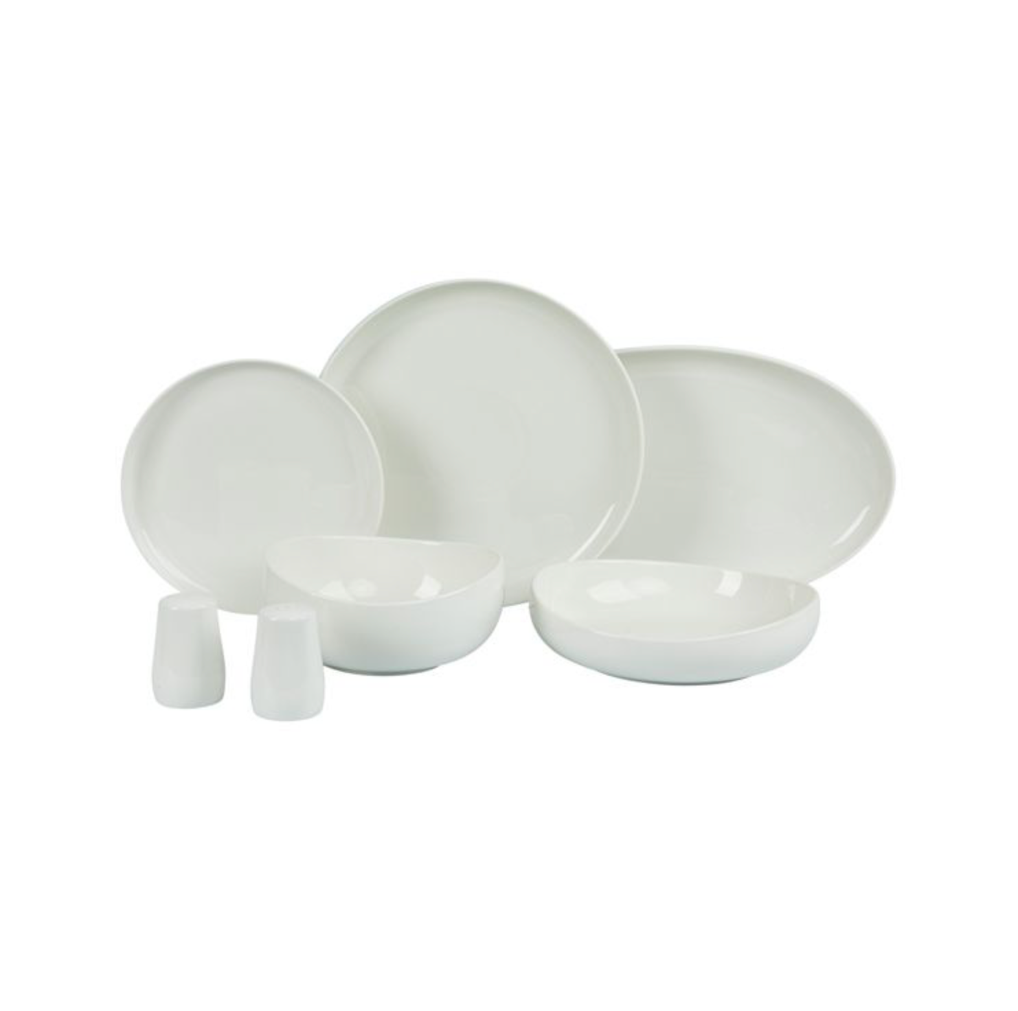 Bricard Colmar Dinnerware Set | WHITE 27- Piece