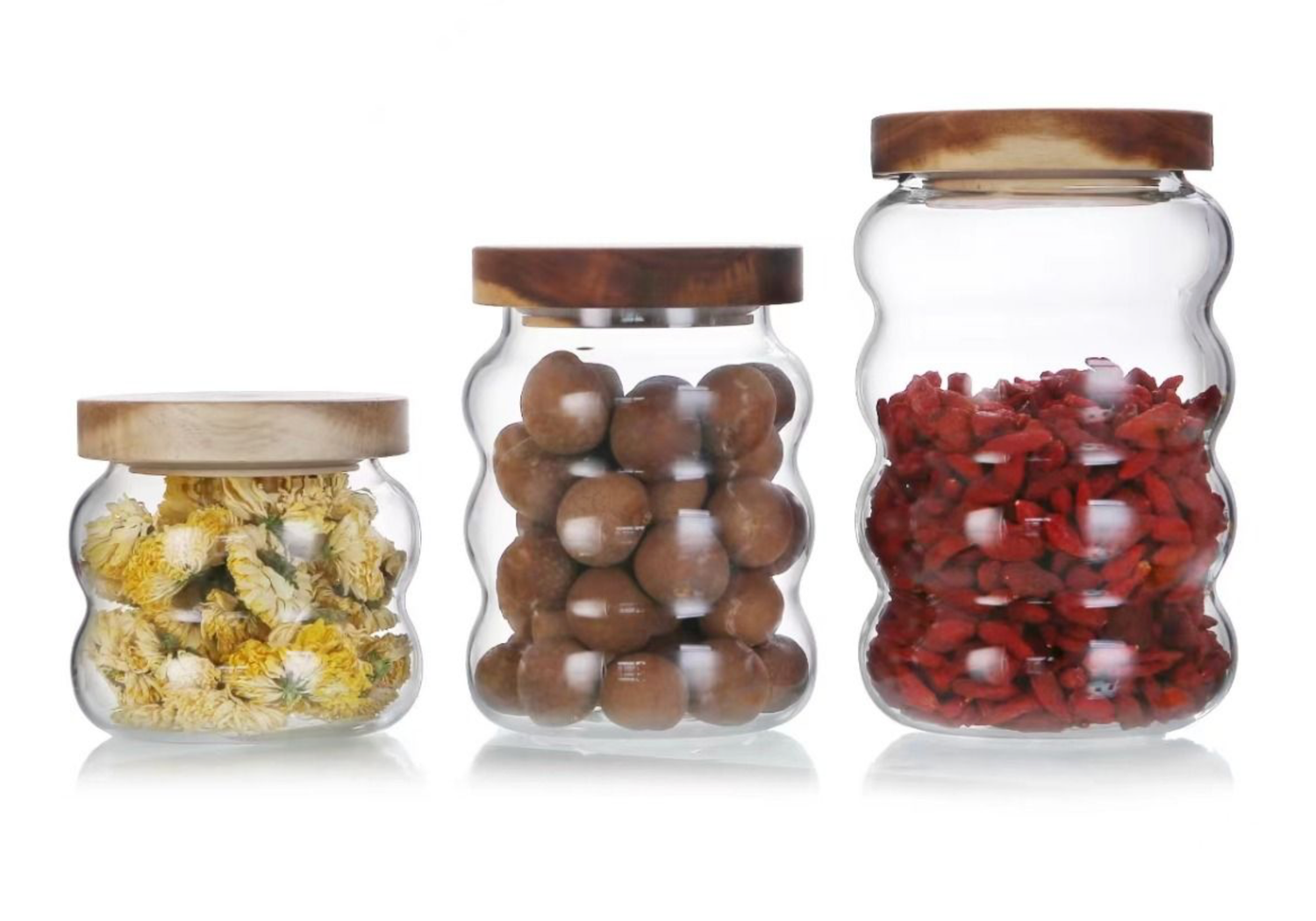 Bricard Bubble storage jars Set | 3-PART