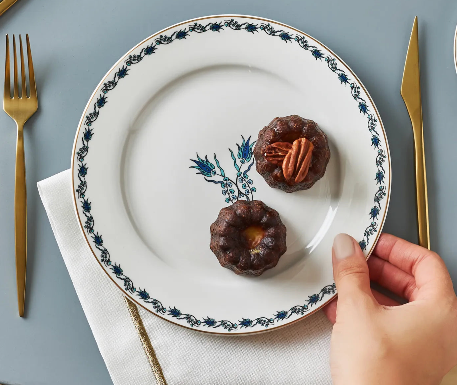 Karaca İznik 6 Persoons Taartset, 18 Stuks