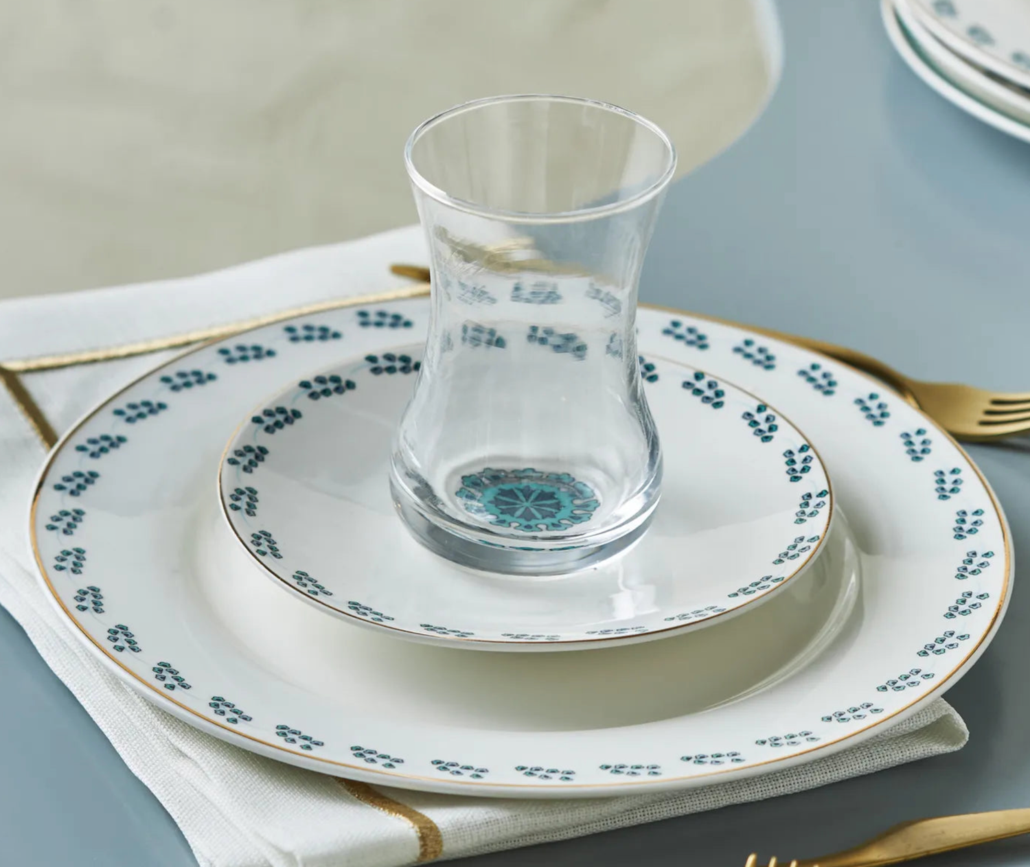 Karaca İznik 6 Persoons Taartset, 18 Stuks