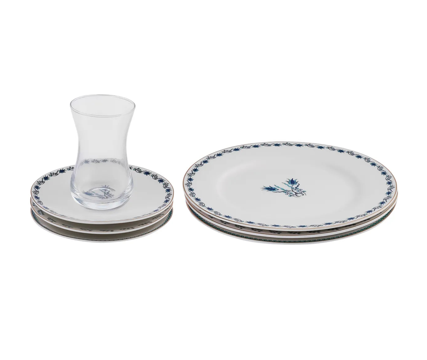 Karaca İznik 6 Persoons Taartset, 18 Stuks